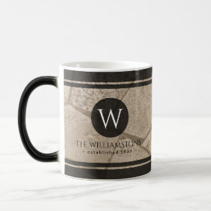 Mug Magic Elégant Sepia Toned Cracked Stones