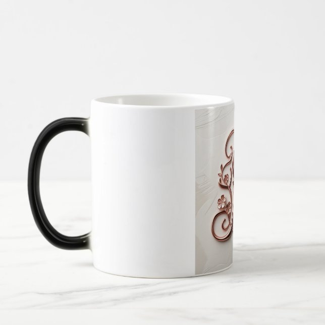 Mug Magic élément floral. (Gauche)