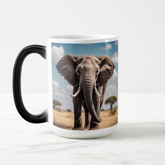 Mug Magic Eléphant africain majestueux (Gauche)
