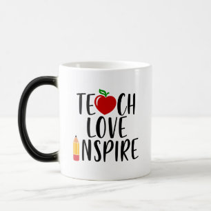 Mug Magic Enseigner l'amour inspirer un cadeau à l'enseignan