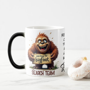 Mug Magic Équipe de recherche de Bigfoot Sasquatch heureux
