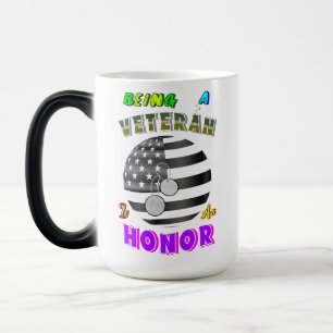 Mug Magic Être un vétéran est un honneur