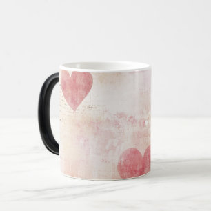 Mug Magic Fade Pink Hearts Valentines