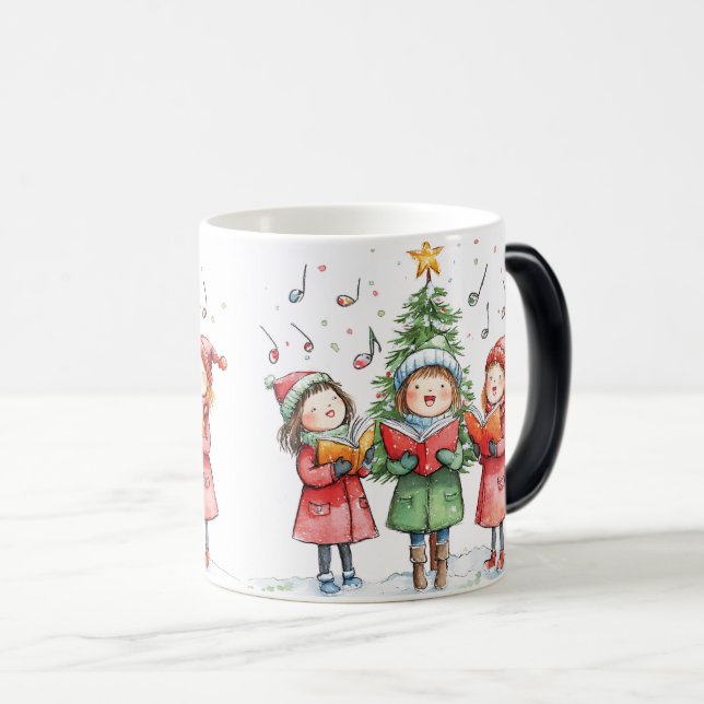 Mug Magic Festive Carolers ravi (Devant droit)
