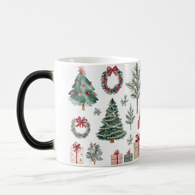 Mug Magic Festive Vintage Christmas (Gauche)