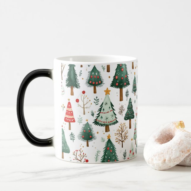 Mug Magic Festive Vintage Christmas (Avec donut)