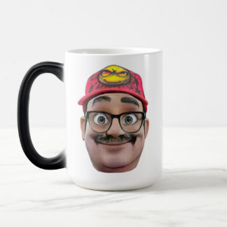 Mug Magic Feu de fusées Morpher Goofy Face de la moquette +