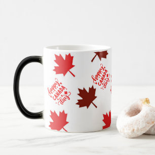Mug Magic Feuilles branchés de l'érable rouge Bonne fête du 