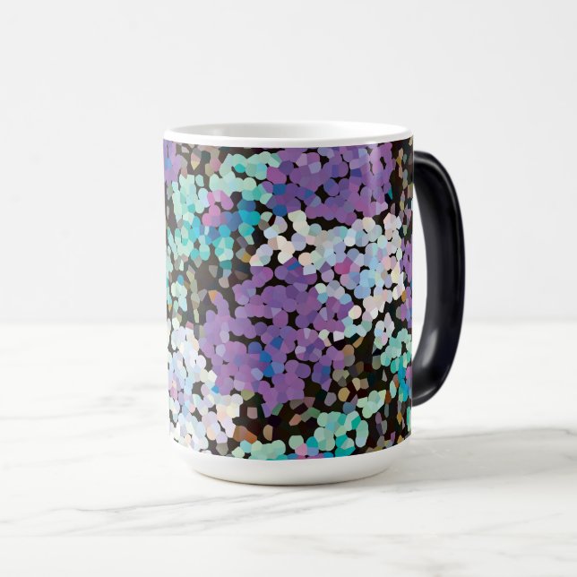 Mug Magic Fleurs de cristal violet (Devant droit)