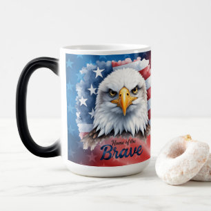 Mug Magic Foyer de l'Aigle américain courageux