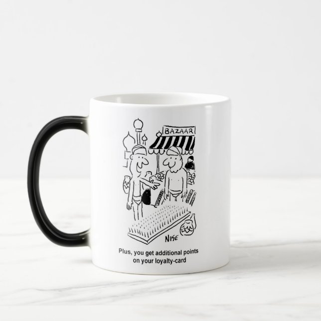 Mug Magic Funny Bed of Nails Indian Bazaar Marketplace (Gauche)