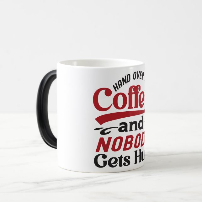 Mug Magic Funny Office Coffee Quotes (Devant gauche)