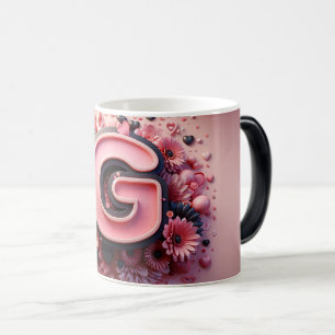 Mug Magic G Valentine Alphabet 3D