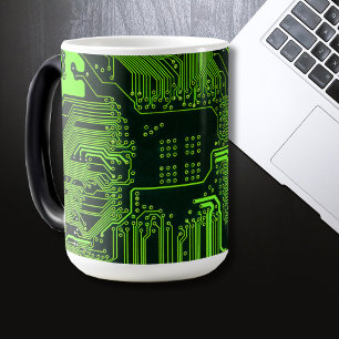 Mug Magic Geek de la carte de circuit électronique Nerd PCB