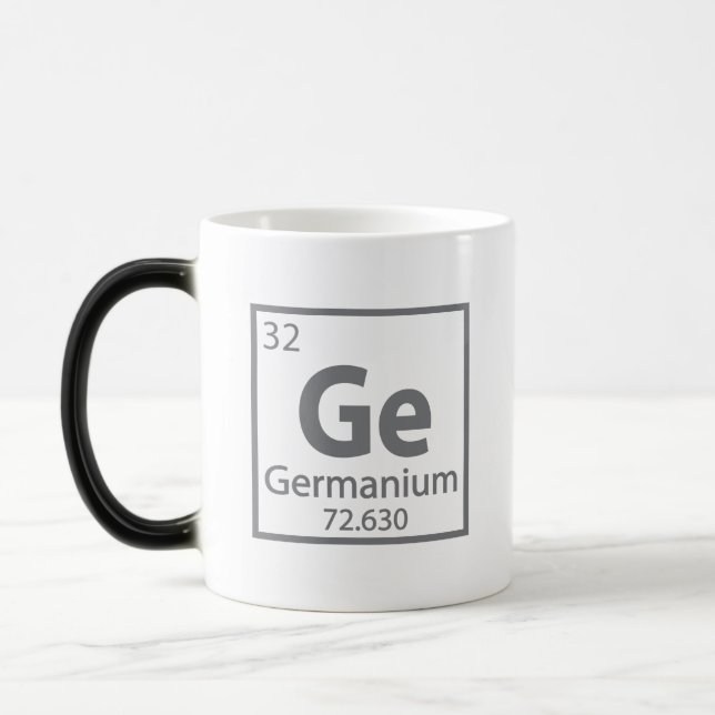 Mug Magic Germanium - Tableau périodique scientifique allema (Gauche)