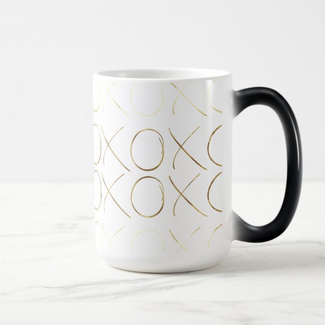 Mug Magic Glam en or noir XOXO (Droite)