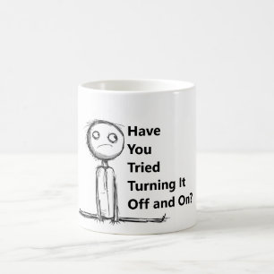 Mug Magic Gros plan pour un informaticien
