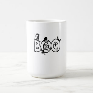 Mug Magic Halloween Boo avec sorcières Casquette Black Cat S