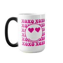 Happy Face, xoxo, valentine, custom mug, cup