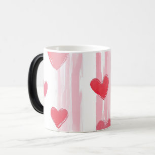 Mug Magic Hearts and stripes Valentines