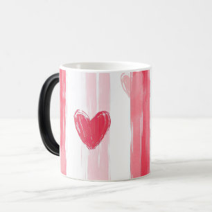 Mug Magic Hearts and stripes Valentines