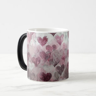 Mug Magic Hearts Pattern valentines day