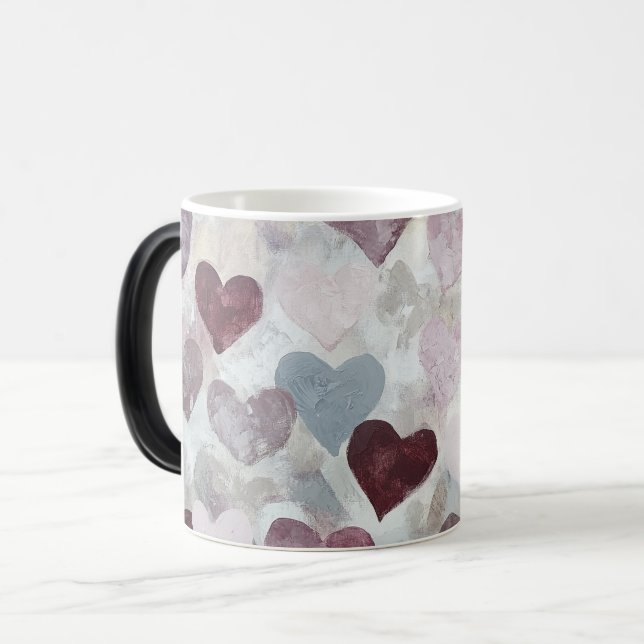 Mug Magic Hearts Pattern valentines day (Devant gauche)