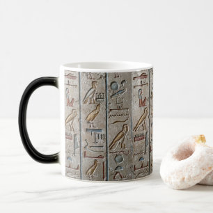 Mug Magic Hiéroglyphe Langue Égypte Ancienne Texte Gravé