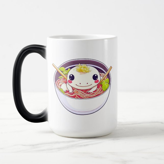 Mug Magic I Love Ramen Axolotl Pun (Gauche)