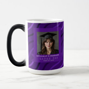 Mug Magic Impression à rayures grasses Collège Diplômé