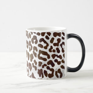 Mug Magic Impression de chocolat léopard