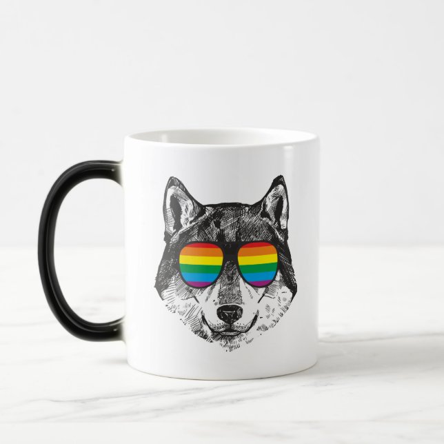 Mug Magic Indicateur Gay pride Lgbt WOLF PRIDE (Gauche)