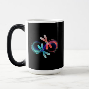 Mug Magic Infini avec des libellules lumineuses