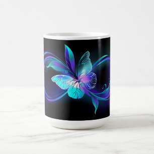 Mug Magic Infinité brillante avec papillon magique