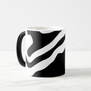 Mug Magic Into Deep : Abstrait noir & blanc