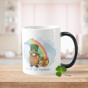Mug Magic Irish Gnome Pot of Gold Custom St Patrick's Day
