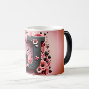 Mug Magic J Valentine Alphabet 3D