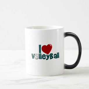Mug Magic J'adore le volley-ball