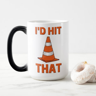 Mug Magic J'ai touché ce drôle de cône orange design autocro