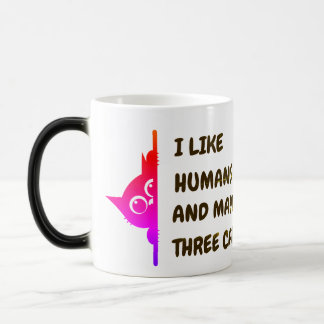 Mug Magic J'aime chat qui regarde le baseball