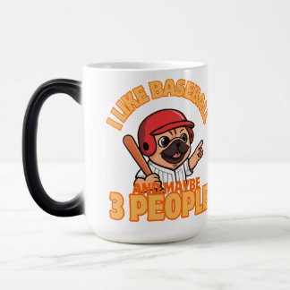 Mug Magic J'aime le baseball