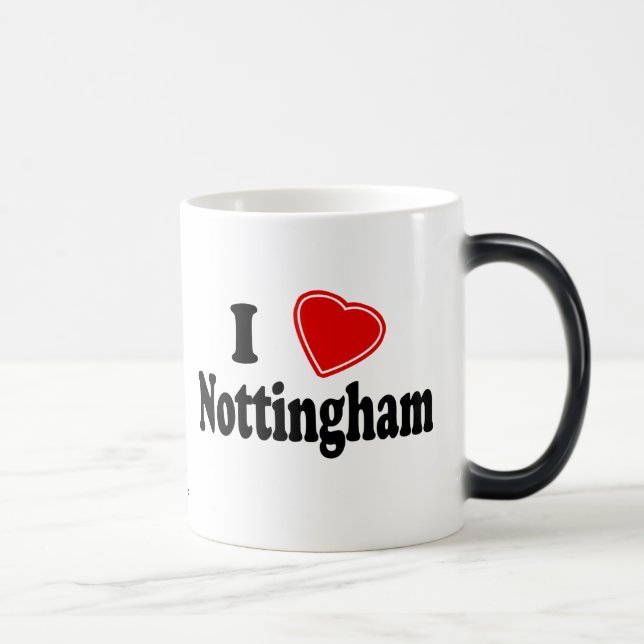 Mug Magic J'aime Nottingham (Droite)