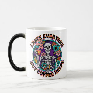 Mug Magic Je déteste tout le monde, le café aide Cadeaux pou