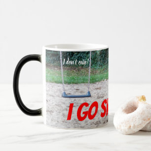 Mug Magic Je m'en fiche ! JE SUIS EN TRAIN DE NAGER !