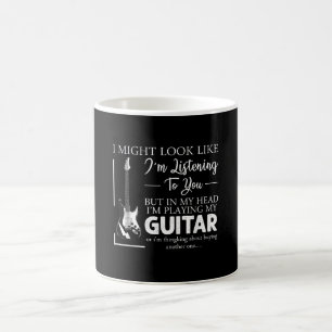 Mug Magic Je pourrais avoir l'air de vous écouter de la musi