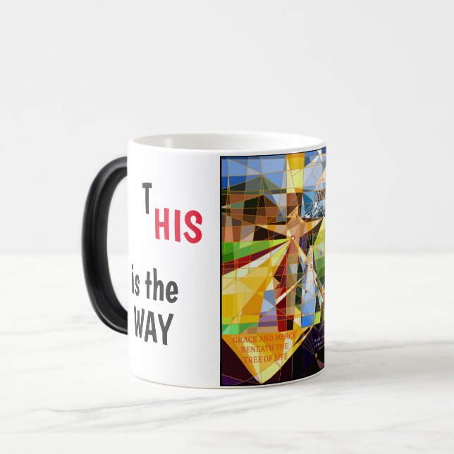 Mug Magic Jésus est le chemin (Devant gauche)
