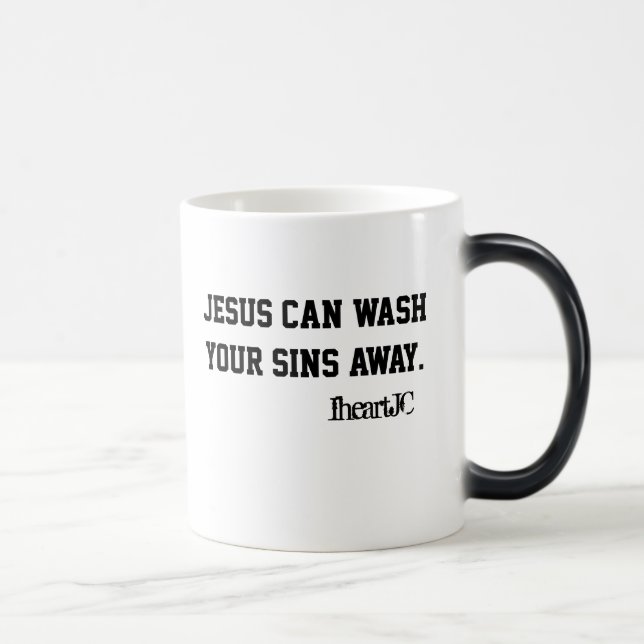 Mug Magic Jésus peut enlever vos péchés (Droite)