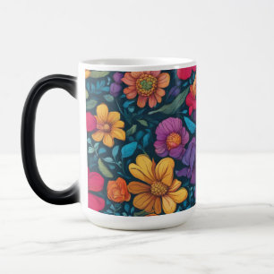 Mug Magic Joli floral Abstrait #822 -