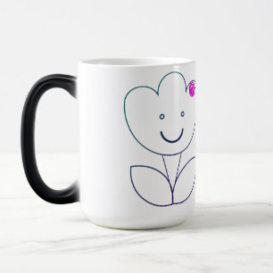 Mug Magic jolie fleur souriante