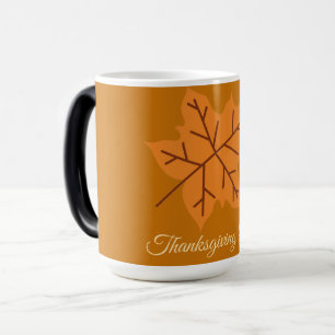 Mug Magic Joyeuse fête de Thanksgiving, Saison d'automne, Mo